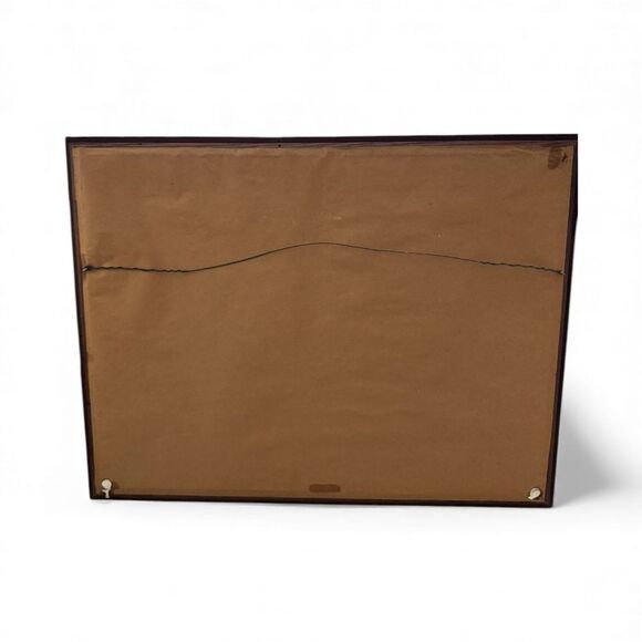 Artist signed. Framed Santa Barbara Concours d'Elegance Poster Porsche 356! - Picture 3 of 3